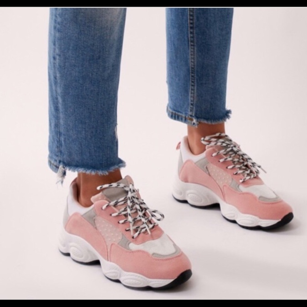 Public Desire Pink Dad Sneaker